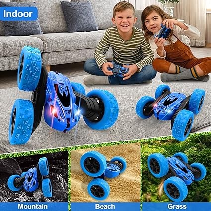 RC Stunt Car All-Around 360° Tumbling & Spin Double - Side Roll