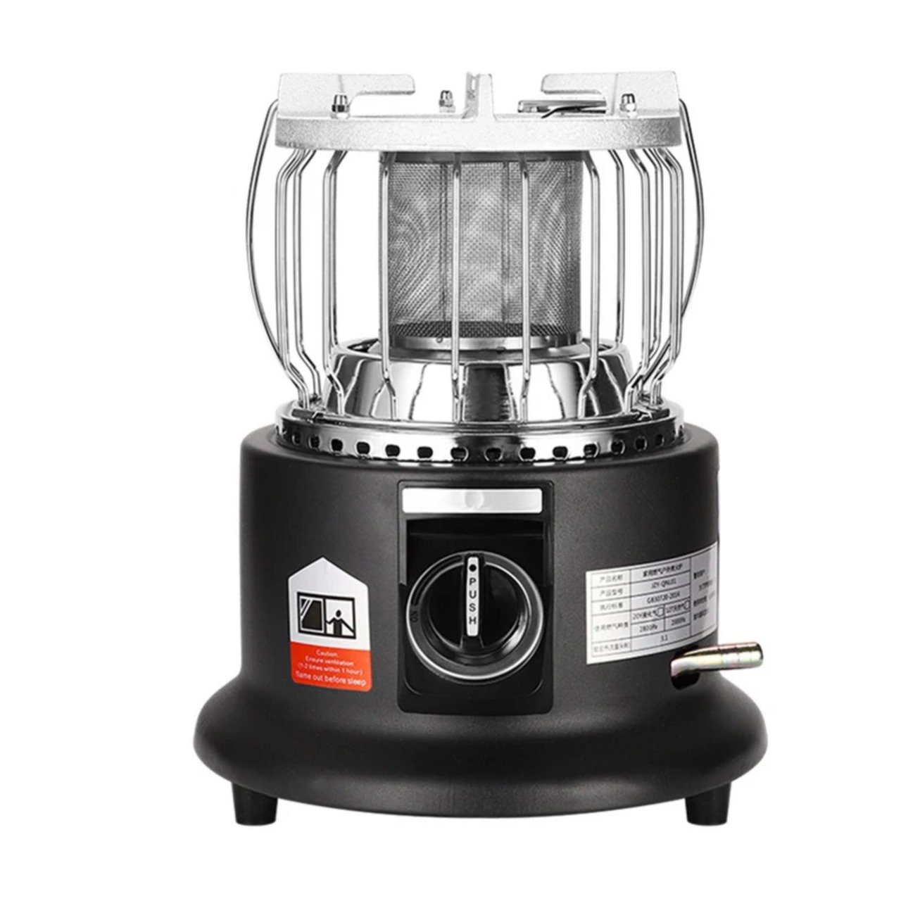 National Line ABH-310 Gas Heater/Cooker,Black