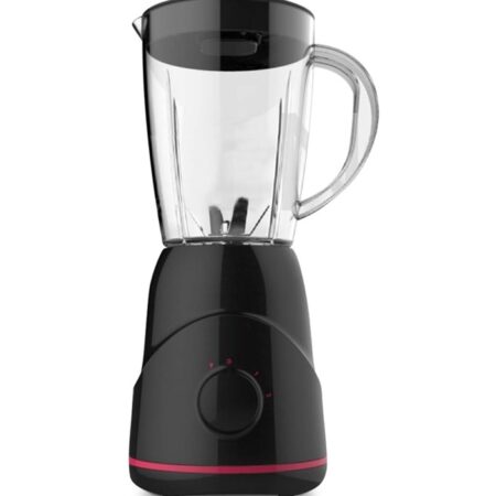 Blender, 300W, 1.5L, 3 Speeds, Black, Heavy Duty Unbreakable Jar