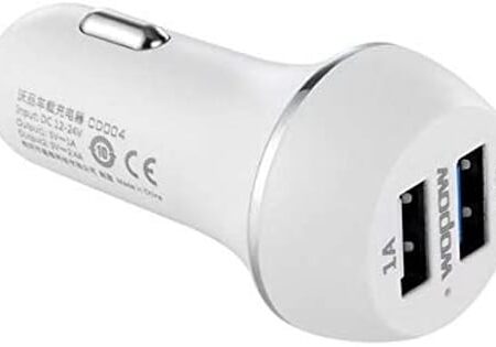 Woppow CD017 Mini Car Charger Dual Usb Output