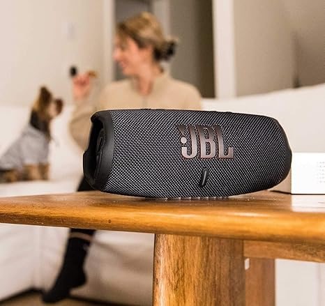 JBL CHARGE 5 - Portable Waterproof (IP67) Bluetooth Speaker with Powerbank USB Charge out, 20 hours playtime, JBL Partyboost (Black) - Image 4