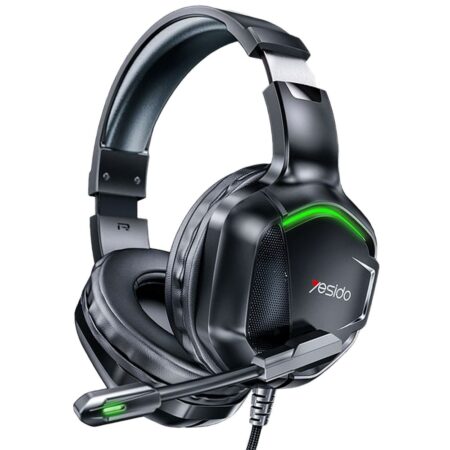 Yesido Gaming Headset HD Microphone RGB Cool Lights Adjustable Volume