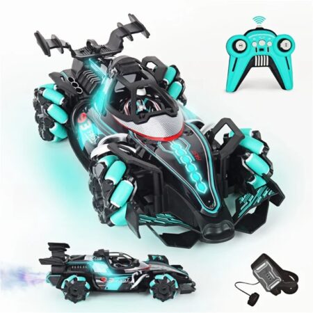 Racing Car Light -Spray Tail Water Injection Port 360°2.4Ghz Strong Power