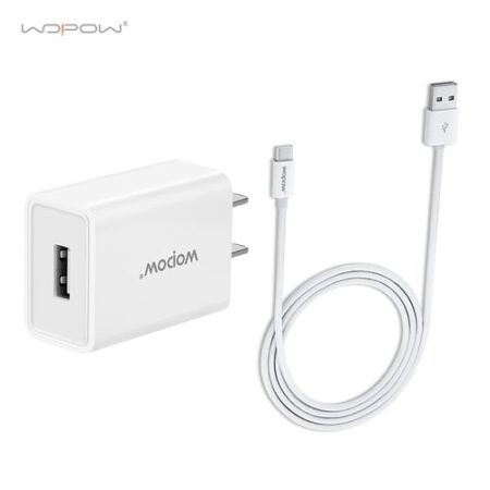 Woppow Smart 2.4A Travel Charging Charger Kit USB-C