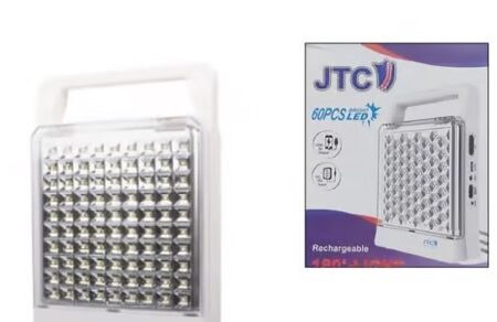 JTC 60PCS Bright Light Rechargeable 180°-Light lantern USB 5 V Ouput DC12V Input JL-3860L