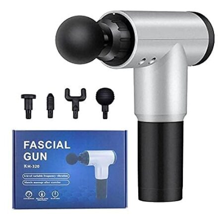 Fascial Gun 6-Level Variable Frequency Vibration Muscle Massage After Exercise Level Adjustment Safe Energy Lithium Battery On-Off Control