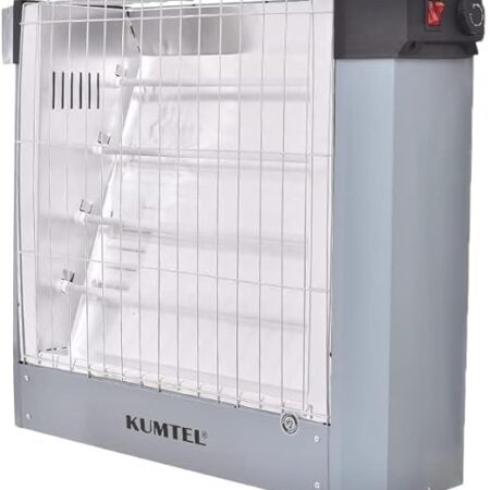 KUMTEL Electric Heater 2200W 230V 50/60Hz 4Quartz