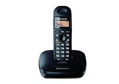 Panasonic KX-TG3611BX Digital Cordless Phone Speaker Phone 50 Station PhoneBook & Dialer Caller ID with 50 -Station Call Log Night Mode Disable Ringtone During Selected Hours