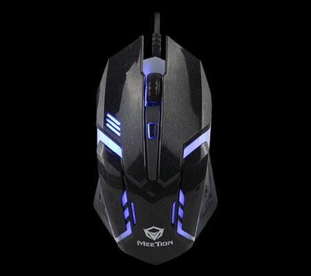 Meetion,gaming Mouse,soft Touch Switch,Additional Navigation Buttons,max Resolution 1600dpi