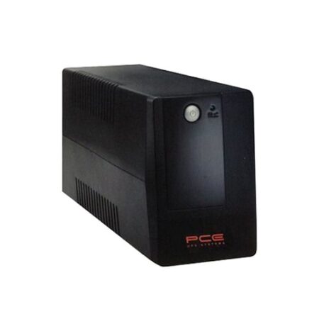 PCE UPS 700VA/360W Compact Size ,Excellent Microprocessor Control Guarantiees High reliability,Boost & Buck AVR For Voltage Stabilization,No Load Auto-ShutDown