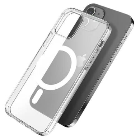 Magnetic Clear Phone Case for iPhone 11pro 2022 Transparent Shockproof Cover For Mag Wireless Charging Magnet Case