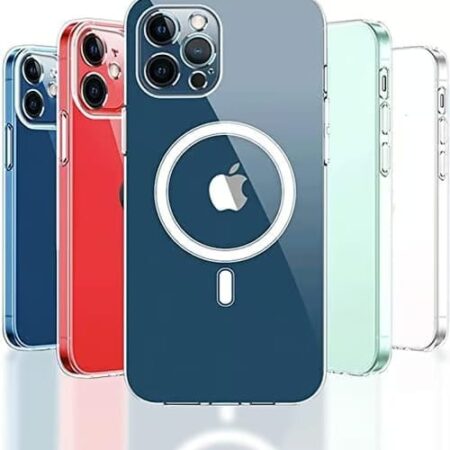 Magnetic Clear Phone Case for iPhone 14 Pro 2022 Transparent Shockproof Cover For Mag Wireless Charging Magnet Case