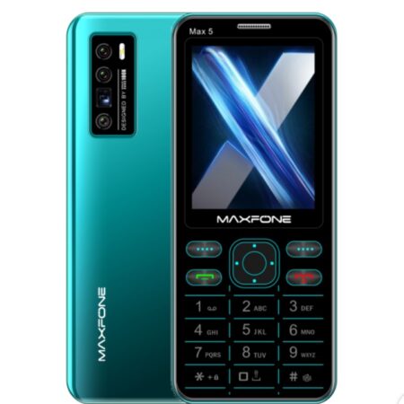 MAXFone Max 5 Keypad Phone Slim Metallic Design 2.8"Screen Dual Sim Dual Standby