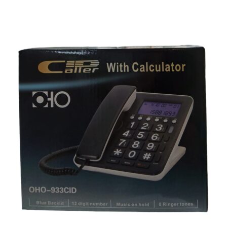 OHO Caller ID Corded Phone With Calculator