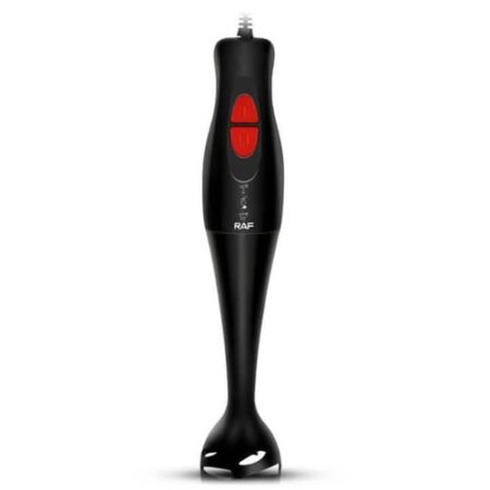 RAF Hand Blender 300W 4 Blade Fast Start Easy To Clean R.255B Black