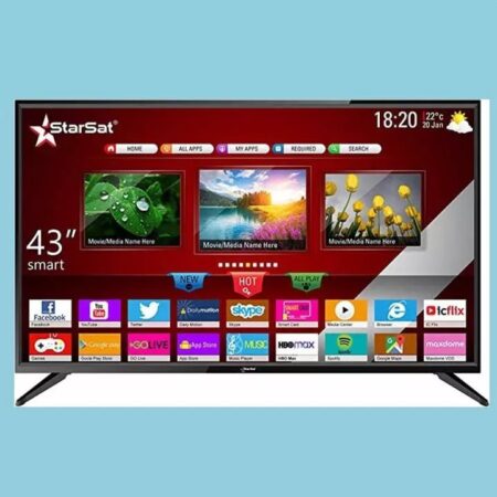 StarSat SmartTV 43Inch AGI Chromecast Built-IN FHD Smart Led TV Google TV