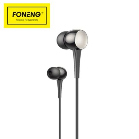 Earphone ,Foneng,Stereo Music Earphone,Professional Sound Quality,Skin Friendly Ear Cap