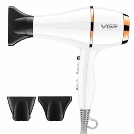 VGR Professional Hair dryer Independent Cool Shot 3 Speed Settings 2 Heat Settings 3.0m Cable V-414