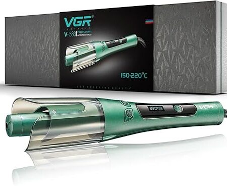 VGR V-583 Professional Electric Hair Curler | Stylish Hair Styling Powerful Automatic Professional Hair Curler | 360° Swivel Cord with 220° C Max Heat Setting