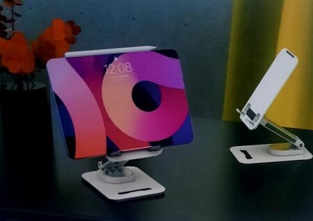 Wopow 360°Rotary Telescopic Folding Flat Support VB20