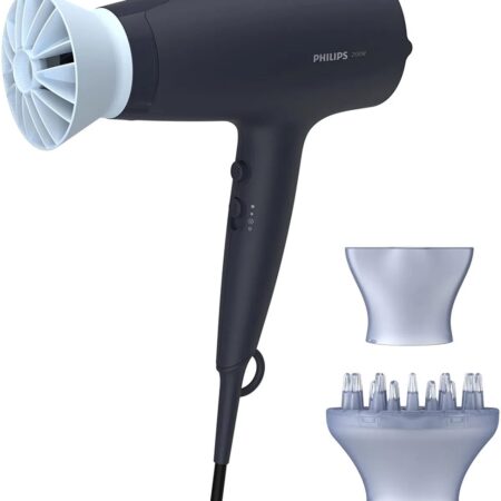 Philips,HAIR DRYER , 2100W , DC Motor , 6 Heat/Speed SettingCombinations , Cool Setting , Advanced Ionic Care ,ThermoProtect Attachment , Styling Nozzle 14mm , VolumeDiffuser