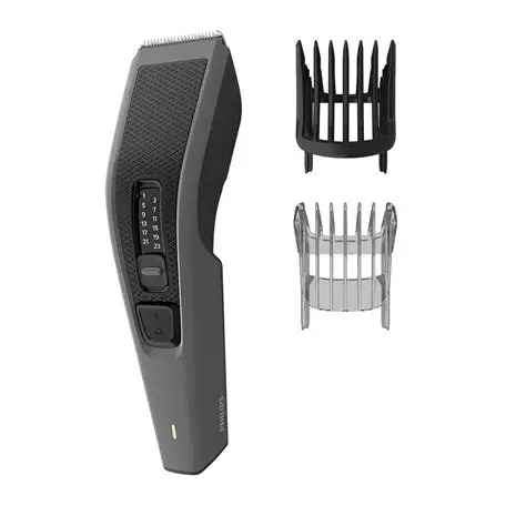 Philips,HAIR CLIPPER , Corded & Cordless , 41mm Stainless Steel Blades With Plastic Guard, One Lock-In Adj Comb 13 Setting (0.5 mm and from 1 to 23mm)