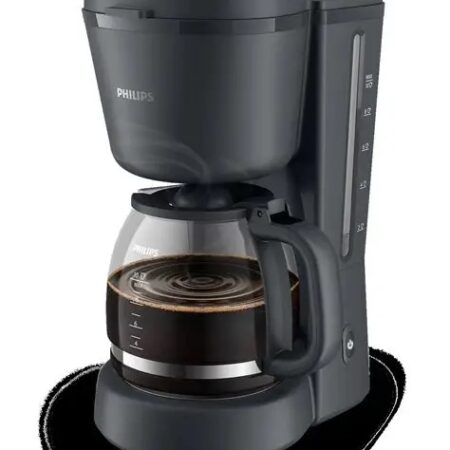 Philips,COFFEE MAKER , 1000W , Compact Design (1.2L) , Up To 10 Cups , With Glass Jug