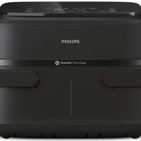 Philips,Dual Air Fryer XXL, 2450W , , 7L , Digital Touch Screen Control , Rapid Air+ Technology