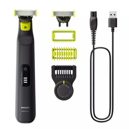 Philips,OneBlade Pro Face + Body , Wet & Dry ,Trim, Edge, Shave , Dual-sided blade