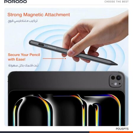 Porodo Universal Active Stylus Pen – Type-C Charging (PDUSPTS)
