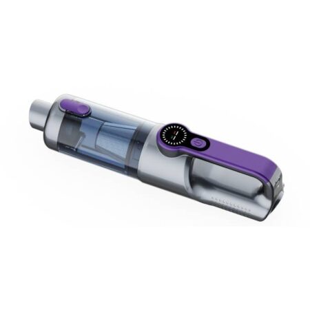 Campomatic,Cordless Rechargeable Handy Vacuum Cleaner, 11.1V, Blower Function, Brushless Motor, Digital Display, Type C Charger, 0.3L Capacity, HEPA Filter, 5 Accessories