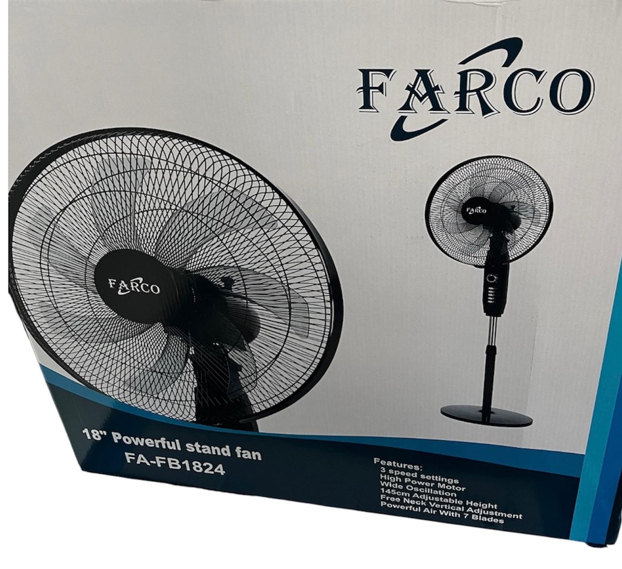 Farco 18” Powerful Stand Fan Power:65W – FA-FS1824 - Image 2