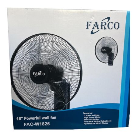 FARCO 18” Wall Fan 60W – FAC-W1826