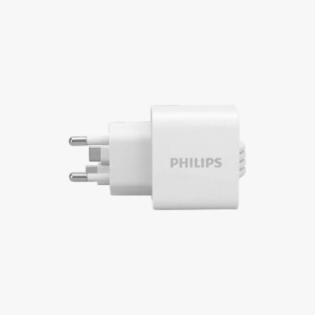 Philips 20W USB-C PD Wall Charger with USB-C to USB-C Cable (1m) –DLP4313C