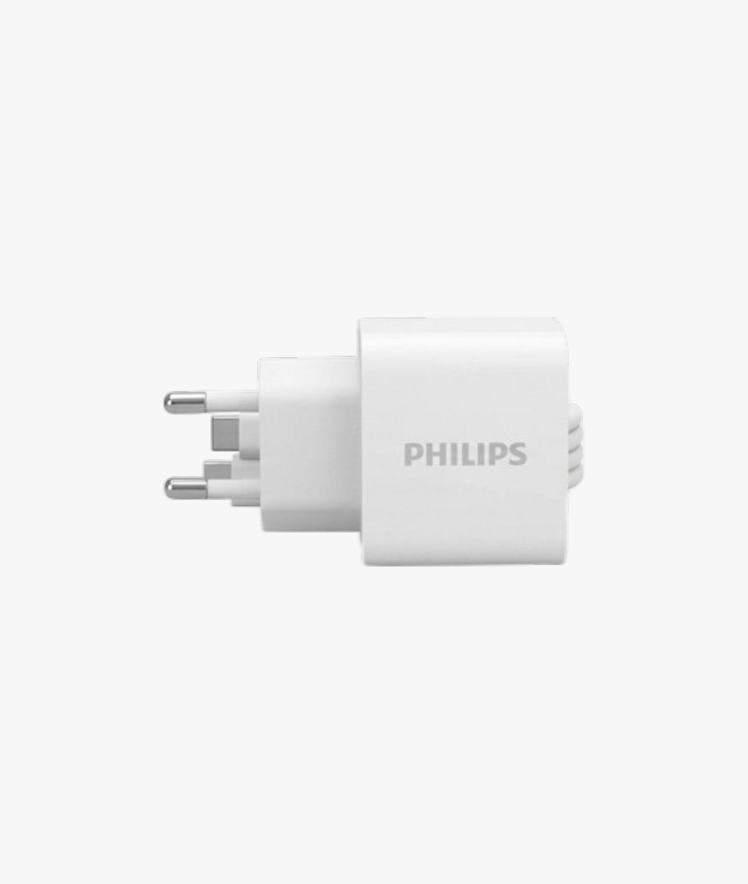 Philips 20W USB-C PD Wall Charger with USB-C to USB-C Cable (1m) –DLP4313C