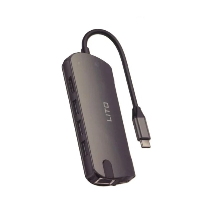 LITO LD-H01 8-in-1 Type-C Hub Docking Station