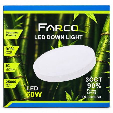 FARCO FA-3D60S3 60W LED Downlight – 3CCT