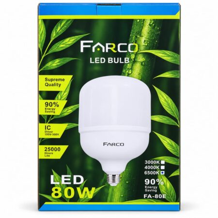 FARCO FA-80E LED Bulb 80W – 7200 Lumens
