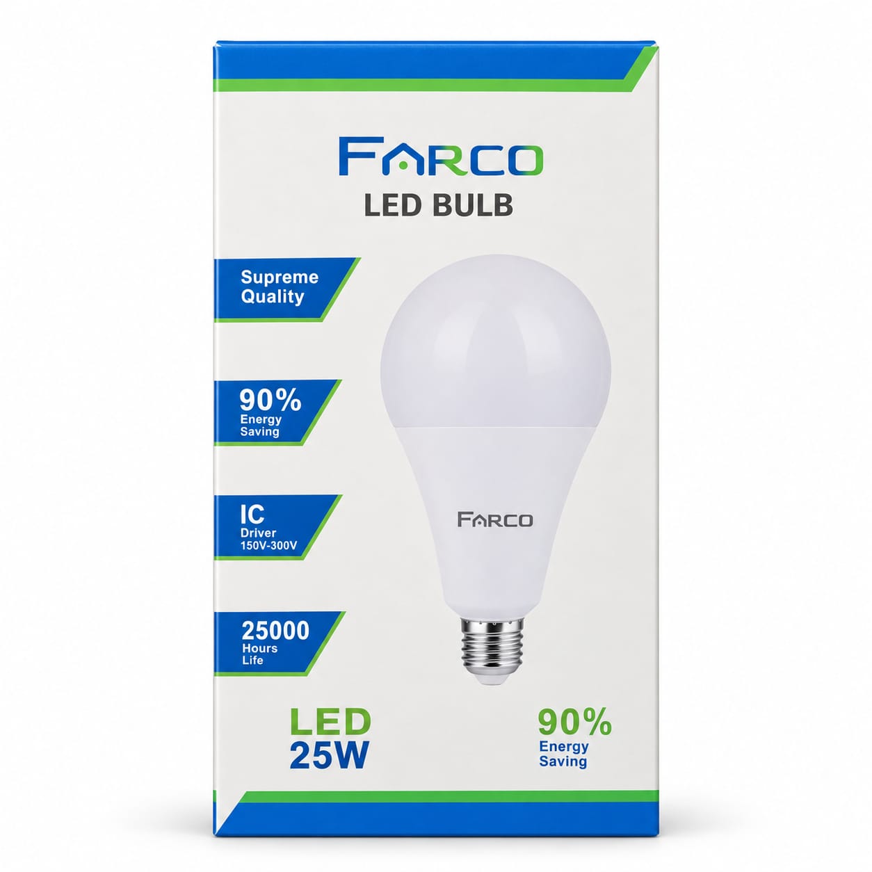 FARCO 25W LED Bulb – 4000K Neutral White