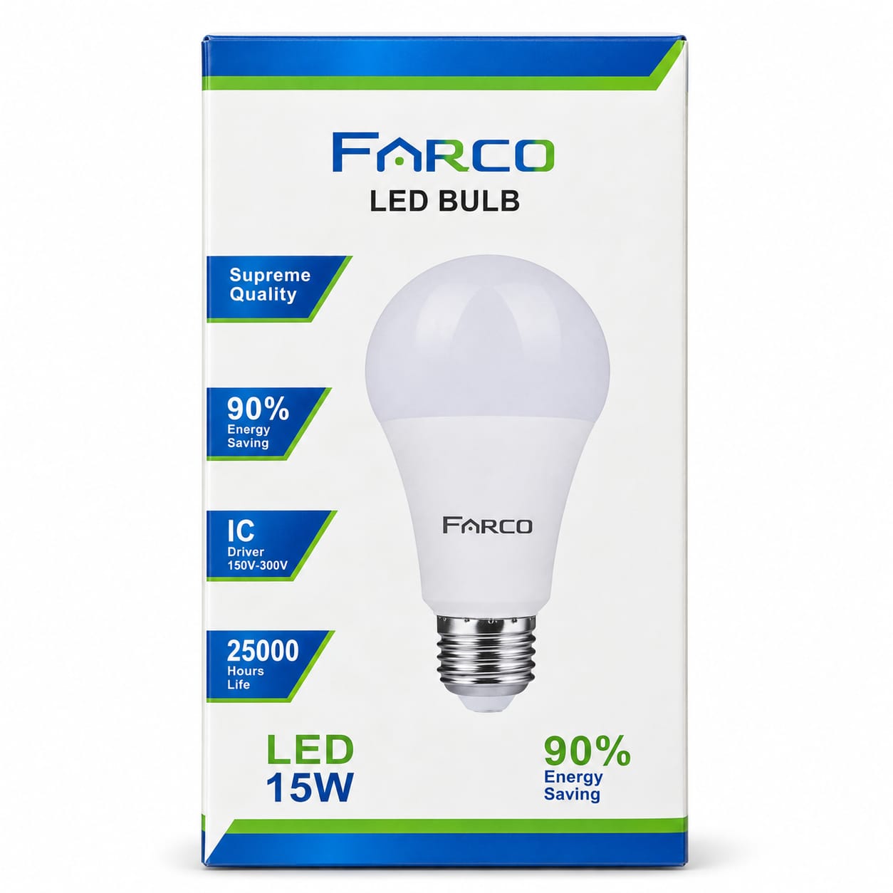 FARCO 15W LED Bulb – 4000K Neutral White