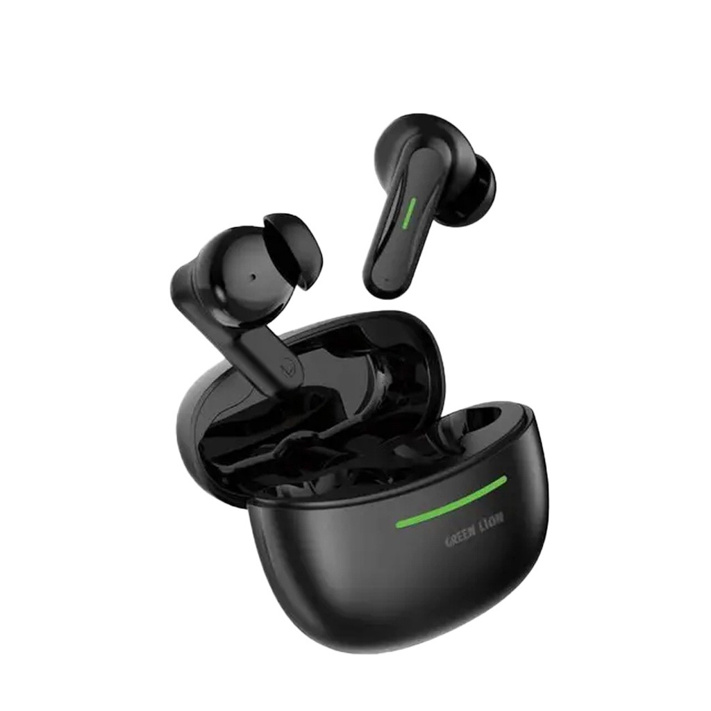 Green Lion Cairo Wireless Earbuds – Black