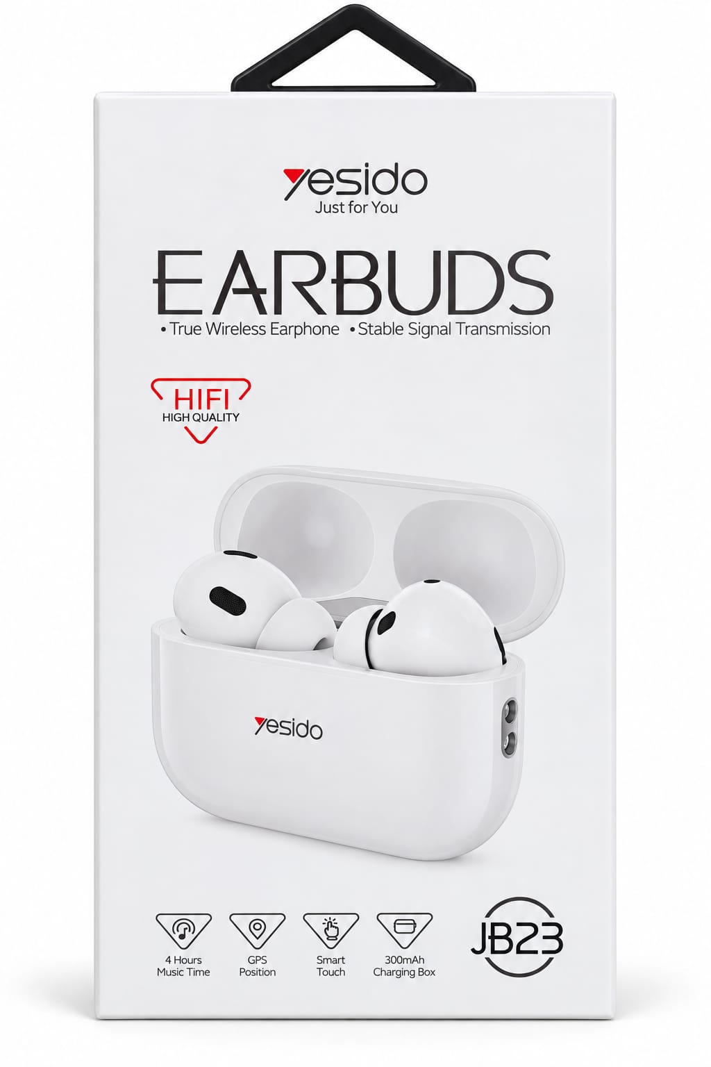 YESIDO JB23 True Wireless Earbuds – White